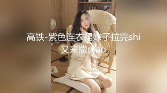 高铁-紫色连衣裙妹子拉完shi又来撒niao