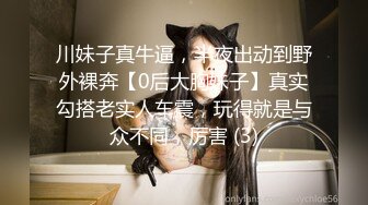 川妹子真牛逼，半夜出动到野外裸奔【0后大胸妹子】真实勾搭老实人车震，玩得就是与众不同，厉害 (3)