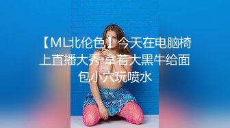 【ML北伦色】今天在电脑椅上直播大秀 拿着大黑牛给面包小穴玩喷水