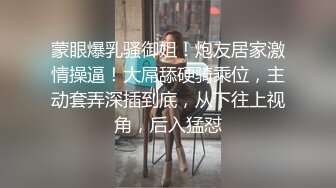 蒙眼爆乳骚御姐！炮友居家激情操逼！大屌舔硬骑乘位，主动套弄深插到底，从下往上视角，后入猛怼